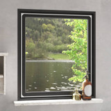 Magnetski prozorski zaslon protiv insekata bijeli 120 x 140 cm 153853