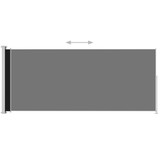 Uvlačiva bočna tenda za terasu 200 x 500 cm crna 313417