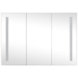LED kupaonski ormarić s ogledalom 89 x 14 x 62 cm 325544 LED kupaonski ormarić s ogledalom 89 x 14 x 62 cm 325544