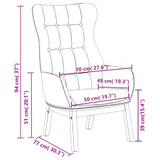 Stolica za opuštanje od tkanine tamnosiva 341269