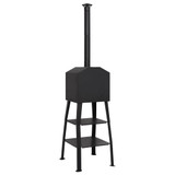 Vanjska pećnica za pizzu na drveni ugljen s 2 vatrostalne cigle 318145