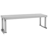 Kuhinjski radni stol s policom 120x60x120 cm nehrđajući čelik 3054468 Kuhinjski radni stol s policom 120x60x120 cm nehrđajući čelik 3054468
