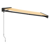 Tenda na uvlačenje žuto-bijela 3 x 2,5 m od tkanine i aluminija 3154556