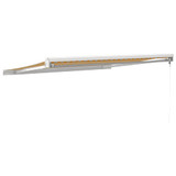 Tenda na uvlačenje žuto-bijela 3,5 x 2,5 m tkanina i aluminij 3154532