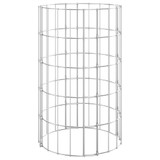 Kružne gabionske gredice 3 kom pocinčani čelik Ø 30 x 50 cm 152019