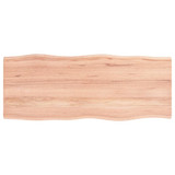 Stolna ploča svjetlosmeđa 100x40x2 cm od obrađene hrastovine 363947