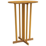 Sklopivi barski stol 90 x 65 x 105 cm od masivne tikovine 319149