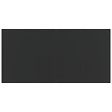 7-dijelni vrtni blagovaonski set od poliratana tamnosivi 3156791