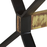 Blagovaonski stol 160 x 80 x 76 cm od masivnog obnovljenog drva 321609