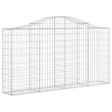 Lučne gabionske košare 11kom 200x30x100/120cm pocinčano željezo 3145439 Lučne gabionske košare 11kom 200x30x100/120cm pocinčano željezo 3145439