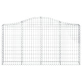 Lučne gabionske košare 20kom 200x30x100/120cm pocinčano željezo 3145445 Lučne gabionske košare 20kom 200x30x100/120cm pocinčano željezo 3145445