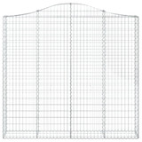 Lučne gabionske košare 2 kom 200x30x180/200cm pocinčano željezo 3145514 Lučne gabionske košare 2 kom 200x30x180/200cm pocinčano željezo 3145514