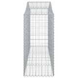 Lučne gabionske košare 11kom 200x50x120/140cm pocinčano željezo 3145670