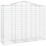 Lučne gabionske košare 11kom 200x50x160/180cm pocinčano željezo 3145712 Lučne gabionske košare 11kom 200x50x160/180cm pocinčano željezo 3145712