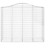 Lučne gabionske košare 14kom 200x50x160/180cm pocinčano željezo 3145715 Lučne gabionske košare 14kom 200x50x160/180cm pocinčano željezo 3145715