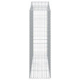 Lučne gabionske košare 14kom 200x50x160/180cm pocinčano željezo 3145715 Lučne gabionske košare 14kom 200x50x160/180cm pocinčano željezo 3145715