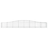 Lučne gabionske košare 7 kom 400x50x40/60 cm pocinčano željezo 3145922 Lučne gabionske košare 7 kom 400x50x40/60 cm pocinčano željezo 3145922