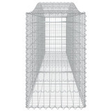 Lučne gabionske košare 2 kom 400x50x80/100 cm pocinčano željezo 3145943 Lučne gabionske košare 2 kom 400x50x80/100 cm pocinčano željezo 3145943