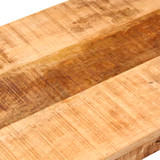 Klupa od grubog masivnog drva manga i čelika 110 cm 286460 Klupa od grubog masivnog drva manga i čelika 110 cm 286460