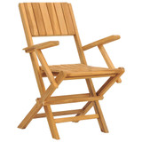 Sklopive vrtne stolice 8 kom 55x61x90 cm od masivne tikovine 3155063
