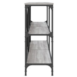 Konzolni stol boja hrasta sonome 160x30x75 cm od drva i željeza 832851 Konzolni stol boja hrasta sonome 160x30x75 cm od drva i željeza 832851