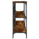 Konzoni stol boja hrasta 160 x 30 x 75 cm od drva i željeza 832850 Konzoni stol boja hrasta 160 x 30 x 75 cm od drva i željeza 832850