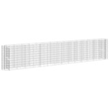 Gabionska povišena gredica od pocinčanog željeza 540x50x100 cm 152038 Gabionska povišena gredica od pocinčanog željeza 540x50x100 cm 152038
