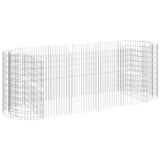 Gabionska povišena gredica od pocinčanog željeza 300x100x100 cm 152046