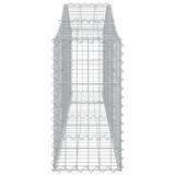 Lučne gabionske košare 7 kom 200x30x60/80 cm pocinčano željezo 3145393 Lučne gabionske košare 7 kom 200x30x60/80 cm pocinčano željezo 3145393