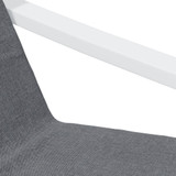 Stolica za opuštanje od tkanine tamnosiva 351053