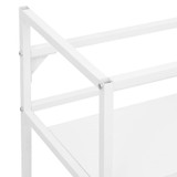 Okvir za kupaonski umivaonik bijeli 79 x 38 x 83 cm željezni 338486