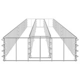 Gabionska povišena gredica od pocinčanog čelika 270x30x10 cm 145636