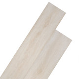 Samoljepljive podne obloge PVC 5,21 m² 2 mm bijela boja hrasta 330179