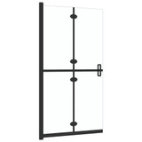 Sklopiva pregrada za tuširanje prozirna ESG staklo 90 x 190 cm 151182