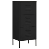 Ormarić za pohranu crni 42,5 x 35 x 101,5 cm čelični 336187 Ormarić za pohranu crni 42,5 x 35 x 101,5 cm čelični 336187