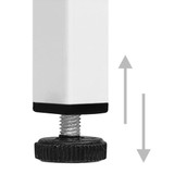 Ormarić za pohranu bijeli 42,5 x 35 x 101,5 cm čelični 336188 Ormarić za pohranu bijeli 42,5 x 35 x 101,5 cm čelični 336188