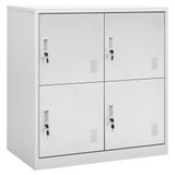 Ormarić s ključem svjetlosivi 90 x 45 x 92,5 cm čelični 336432