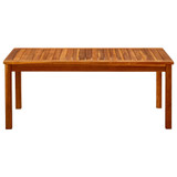 Vrtni stolić za kavu 110 x 60 x 45 cm masivno bagremovo drvo 316401