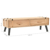 bxl TV ormarić 110 x 33 x 35 cm od masivne jelovine 339299  bxl TV ormarić 110 x 33 x 35 cm od masivne jelovine 339299