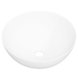 Umivaonik bijeli 36 x 15 cm keramički okrugli 153343