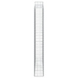 Gabionska košara s lukom 200x30x220/240 cm pocinčano željezo 153391