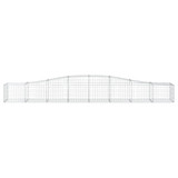 Gabionska košara s lukom 400x50x40/60 cm pocinčano željezo 153412