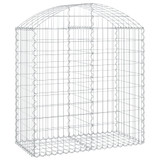 Gabionska košara s lukom 100x50x100/120 cm pocinčano željezo 153435