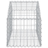 Gabionska košara s lukom 100x50x40/60 cm pocinčano željezo 153432