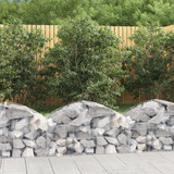 Gabionska košara s lukom 100x50x40/60 cm pocinčano željezo 153432