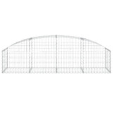 Gabionska košara s lukom 200x50x40/60 cm pocinčano željezo 153472