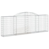 Gabionska košara s lukom 300x30x100/120 cm pocinčano željezo 153505 Gabionska košara s lukom 300x30x100/120 cm pocinčano željezo 153505