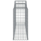 Gabionska košara s lukom 300x50x100/120 cm pocinčano željezo 153515