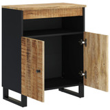 Komoda s 2 vrata 60 x 33 x 75 cm od masivnog drva manga 352913 Komoda s 2 vrata 60 x 33 x 75 cm od masivnog drva manga 352913