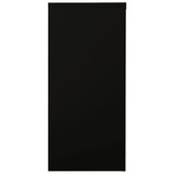 Ormarić s kliznim vratima crni 90 x 40 x 90 cm čelični 335956